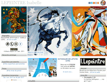 Tablet Screenshot of lepeintre.guidarts.com