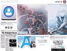 Tablet Screenshot of mauricette.guidarts.com